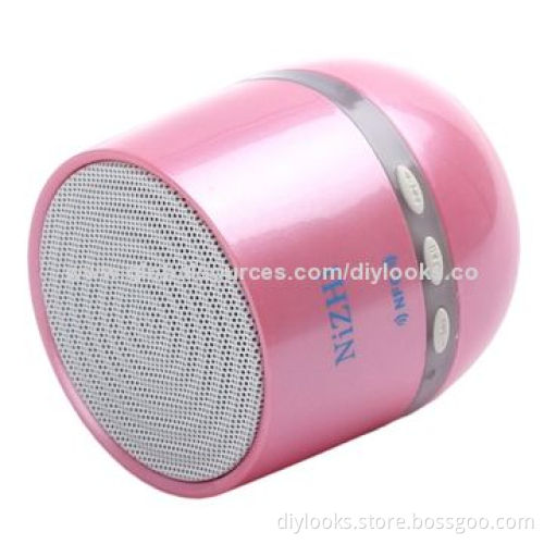 NiZHi Mini Bluetooth Speaker with LED Flashing Light, OEM Orders Welcomed